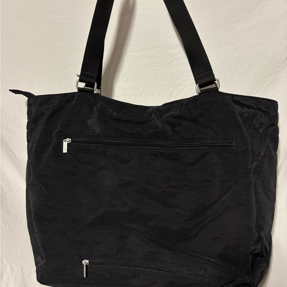 Baggallini Black Travel Baby Work Gym Nylon Tote Bag with Tons of Organization - Picture 2 of 6